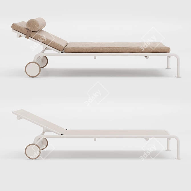 Designer Sunbed by B&B Italia 3D model image 3