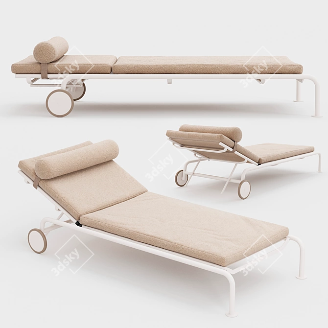 Designer Sunbed by B&B Italia 3D model image 6