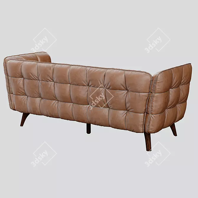 Premium Leather Divan Heritage 3D model image 2