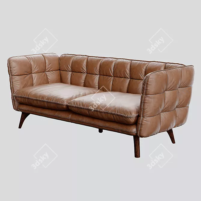 Premium Leather Divan Heritage 3D model image 3