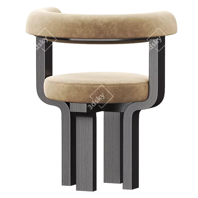 Modern Kana Chair Design Model 3D model image 2