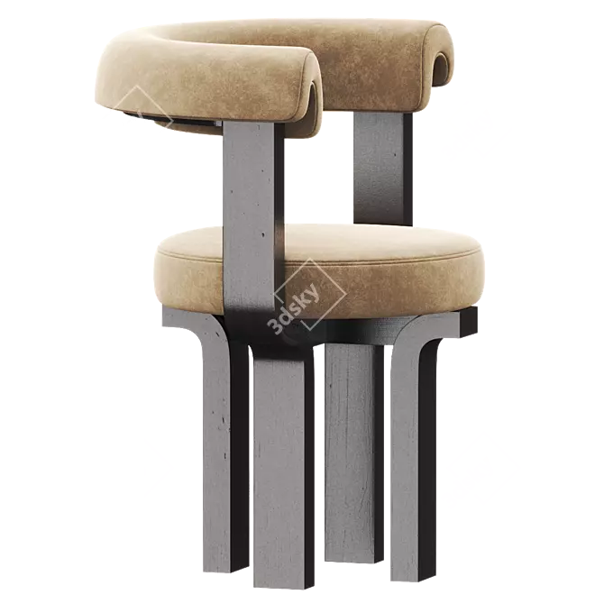 Modern Kana Chair Design Model 3D model image 5