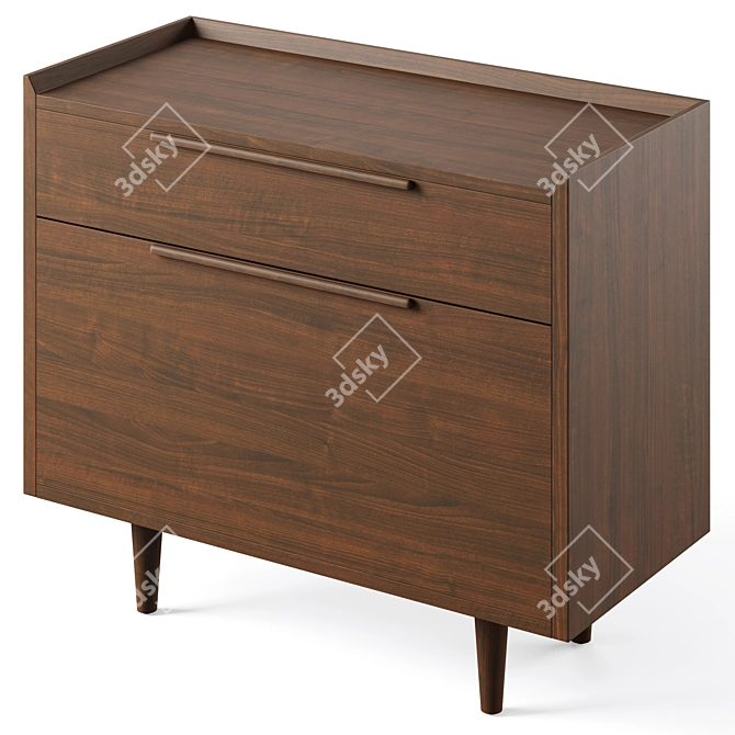  Sleek Lateral File Cabinets Collection 3D model image 3