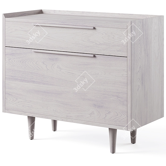  Sleek Lateral File Cabinets Collection 3D model image 4