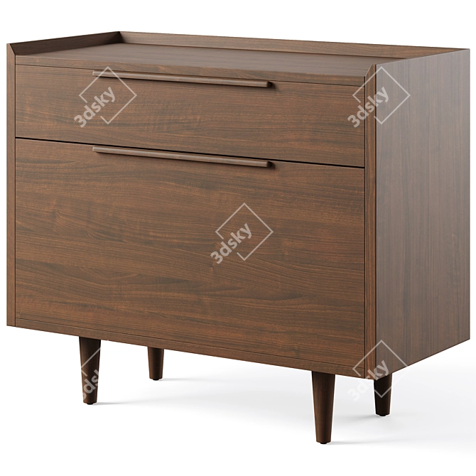  Sleek Lateral File Cabinets Collection 3D model image 5