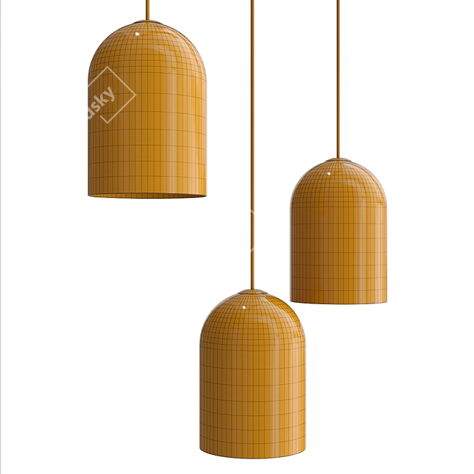 Modern Design Aria Lamps Collection 3D model image 2