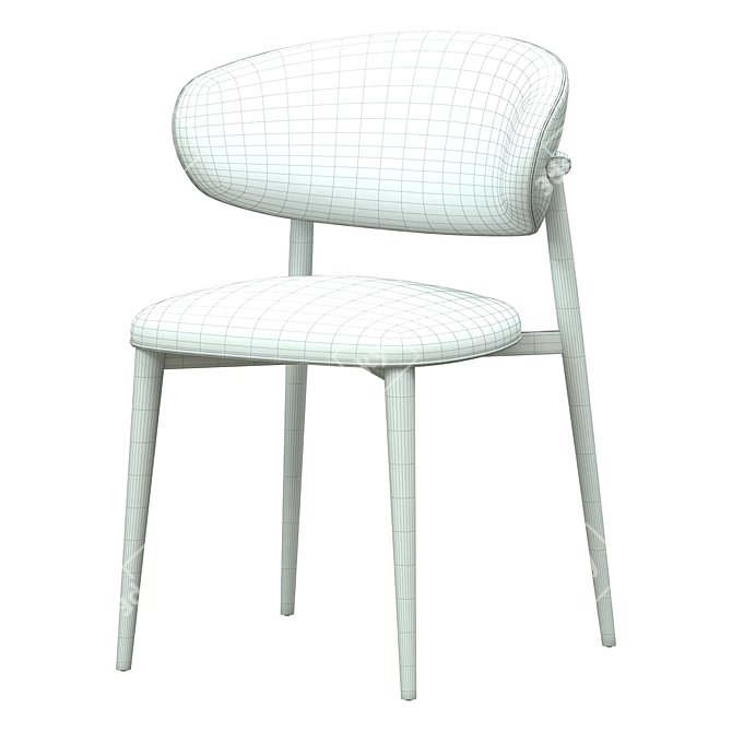 Elegant Oleandro Chair - Contemporary Design 3D model image 1