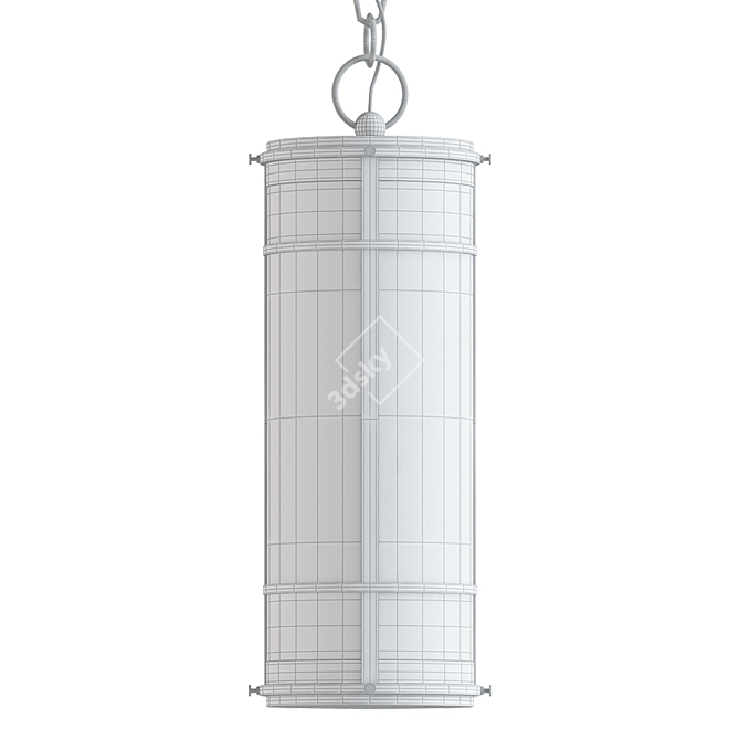 Elegant Round Manhattan Lantern 3D model image 2