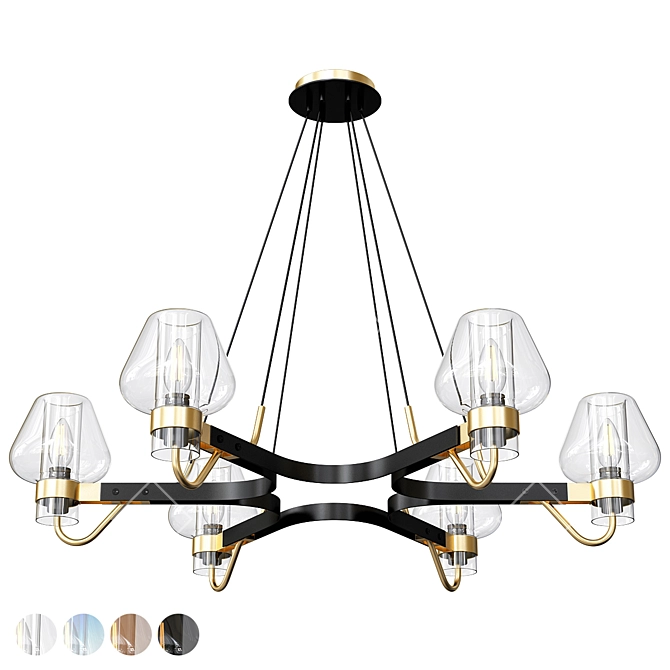 Anzazo Magma Chandelier 3D Model 3D model image 12