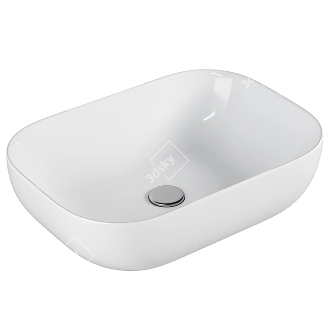 Cersanit Moduo 50 Square Basin 3D model image 1