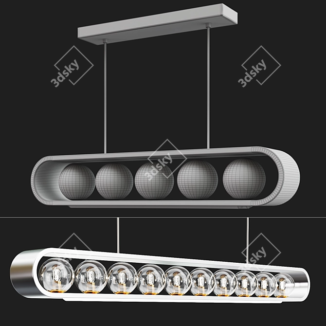 Designer Lamps INGERLINE Collection 3D model image 2