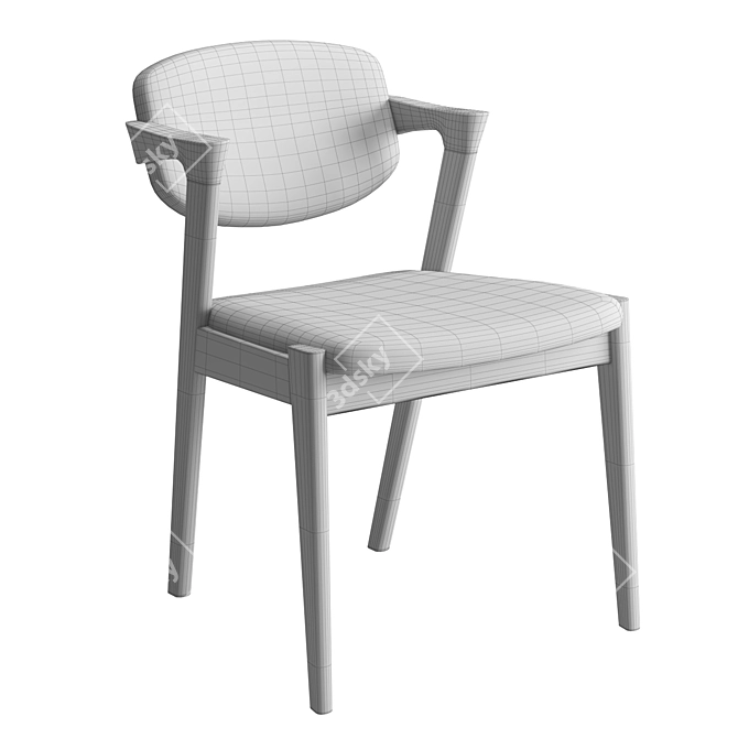  Scandinavian Style No. 42 Chair 3D model image 5