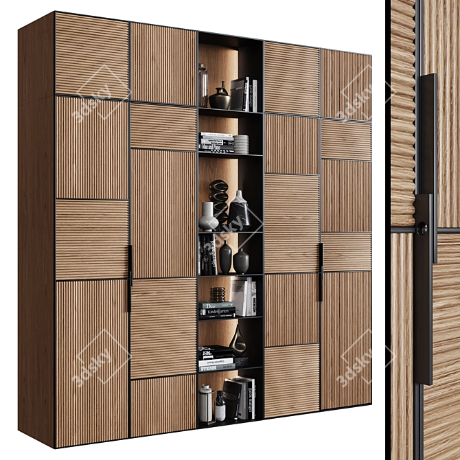 Modern Style Wardrobe 45 3D model image 1