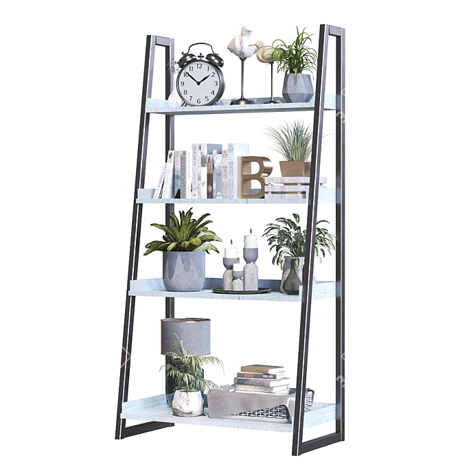 Modern Decor Shelf Set 285 3D model image 5