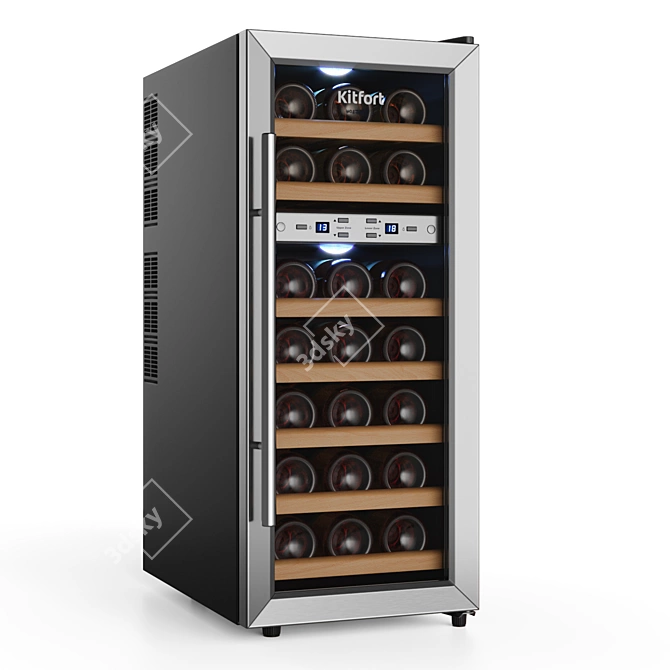 Kitfort Wine Cooler Collection 3D model image 4