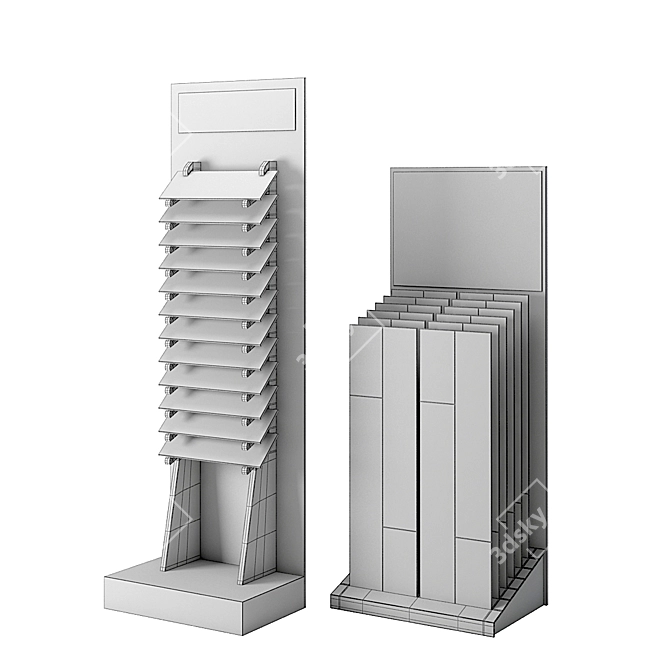 Dual Exhibition Stands Bundle 3D model image 5