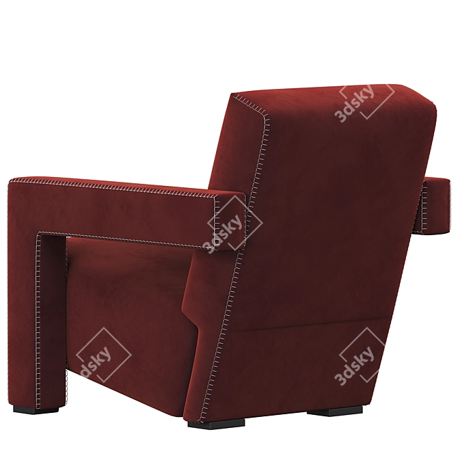 Cassina Utrecht Armchair '17 Mod 3D model image 3