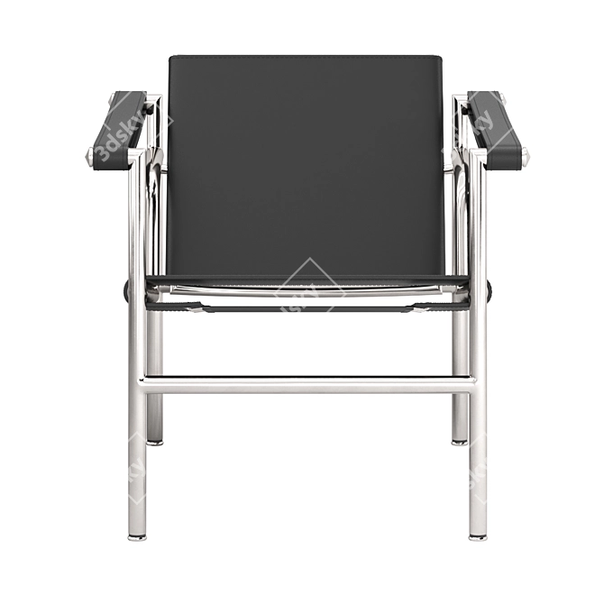 Modern LC1 Le Corbusier Chair 3D model image 2