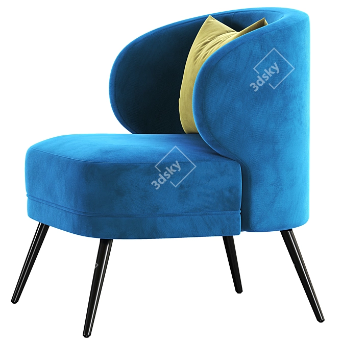 Modern Kitts Chair Design 2015 3D model image 4