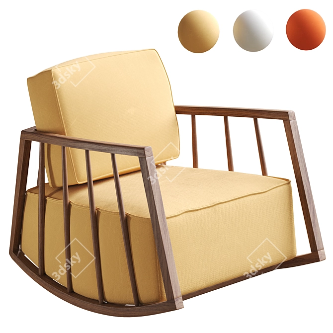 Comfort Rocking Chair | Hamm 3D model image 1