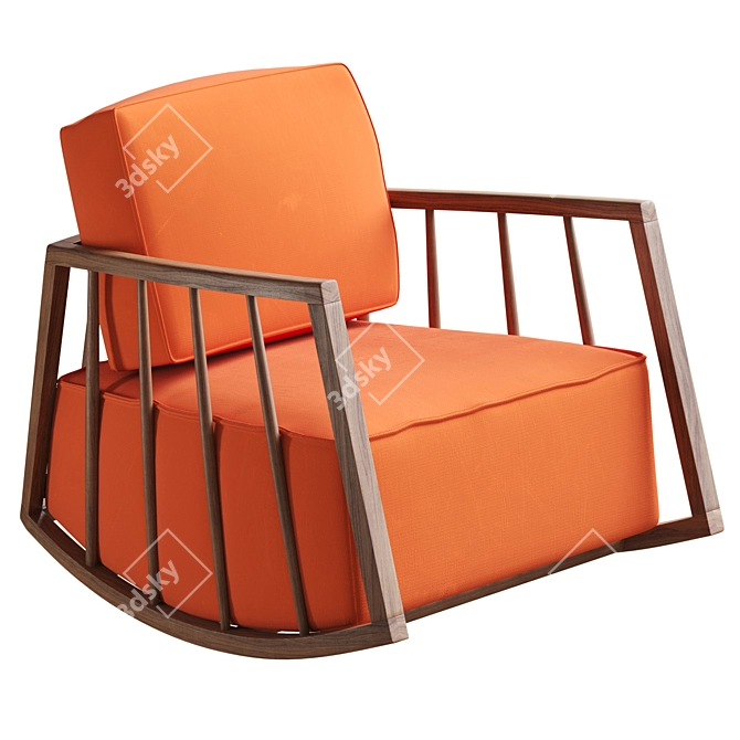 Comfort Rocking Chair | Hamm 3D model image 3