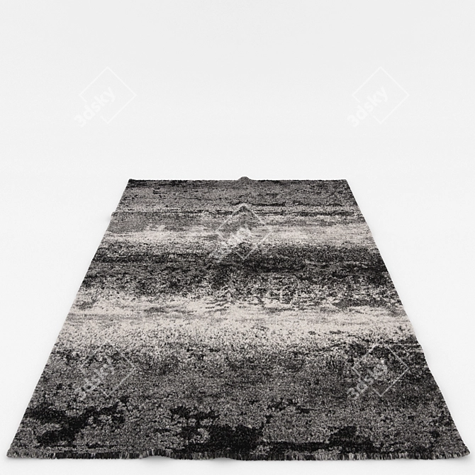 Set of 6 Modern Carpets 3D model image 6