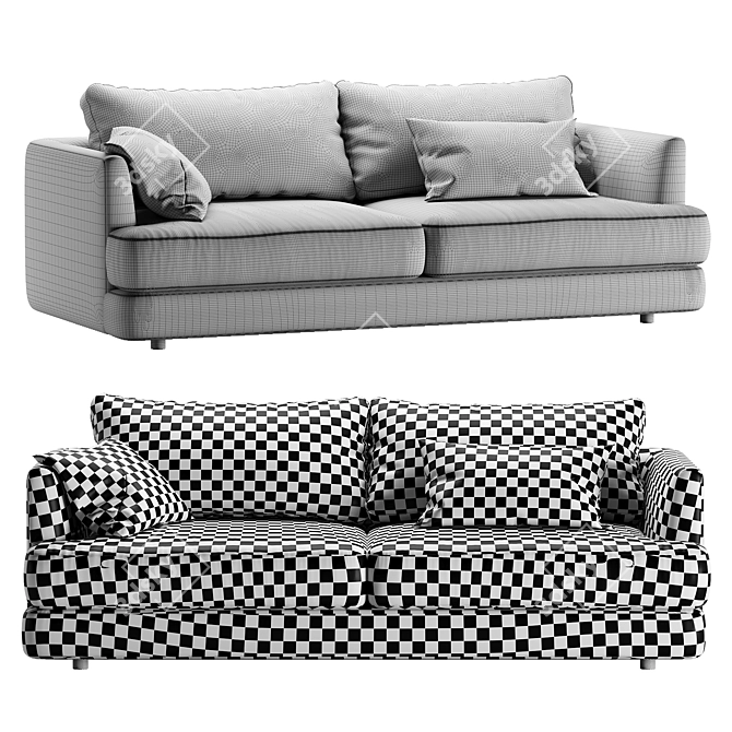 Haven Sofa - Modern Style Comfort 3D model image 2