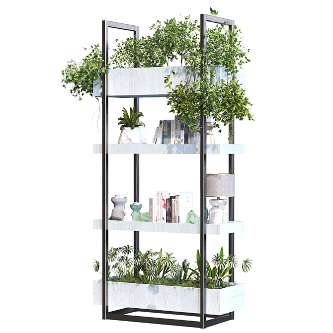 Versatile Interior Shelf Set 286 3D model image 3