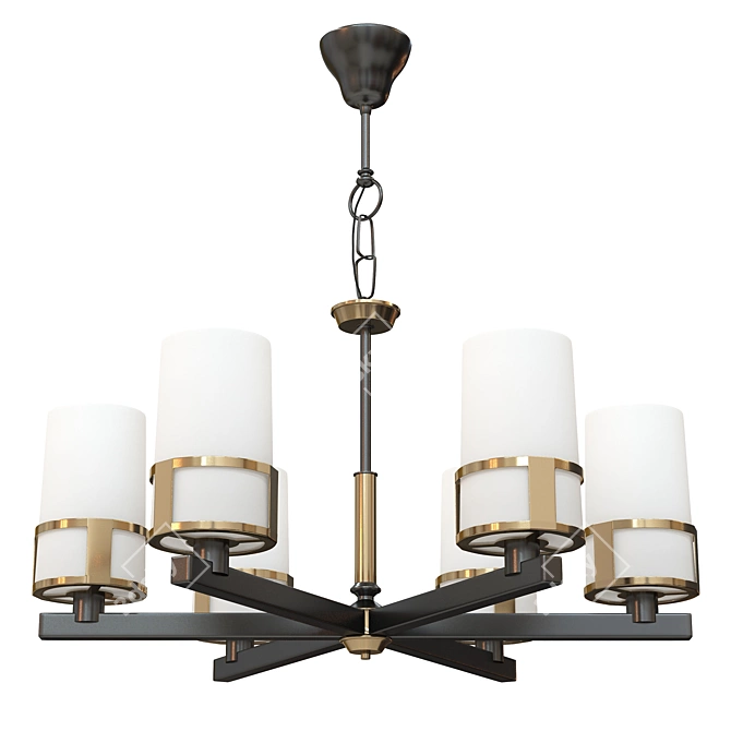 Elegant Suspended Chandelier Cero 3D model image 1