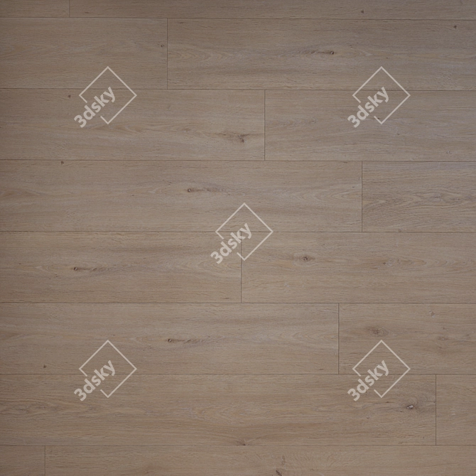 Greenland Oak Flooring Virtual Model 3D model image 3