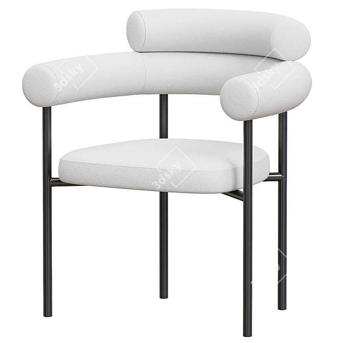 Modern Portia Dining Chair 2014 3D model image 1