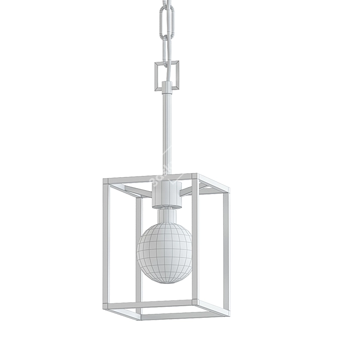 Elegant Varaluz Plaza Pendant Light 3D model image 2