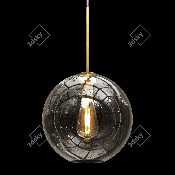 Bubble Pendant Light Fixture 3D model image 4