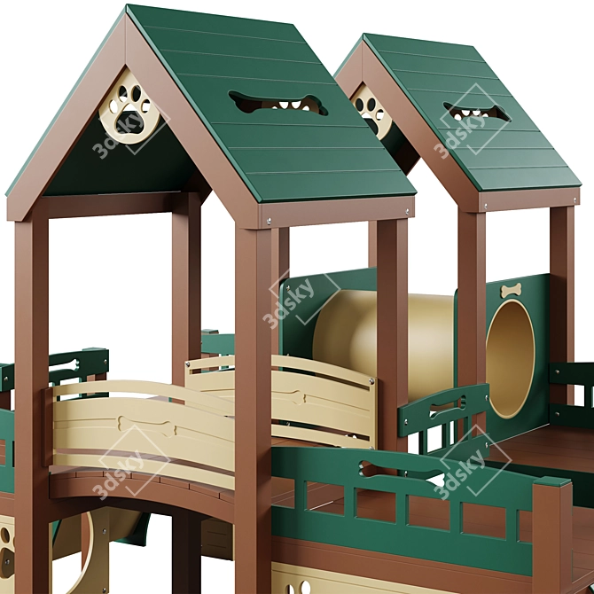 Kennel Club Deluxe Playground 3D model image 4