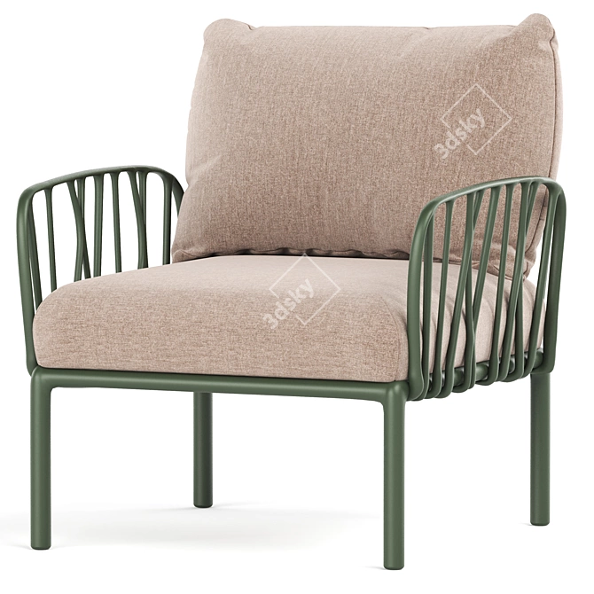 Elegant Nardi KOMODO Chair 3D model image 2