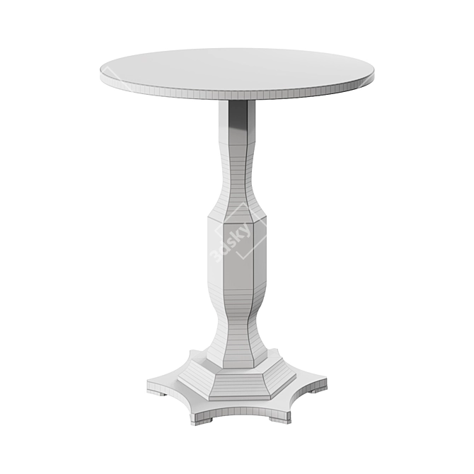 Circular Dining Table 60970 Model 3D model image 2