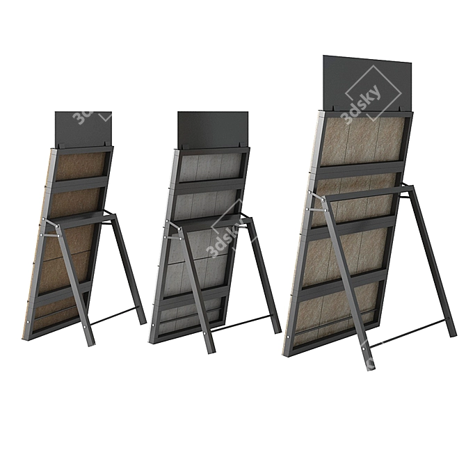 Exhibition Stand Set of 3 3D model image 4