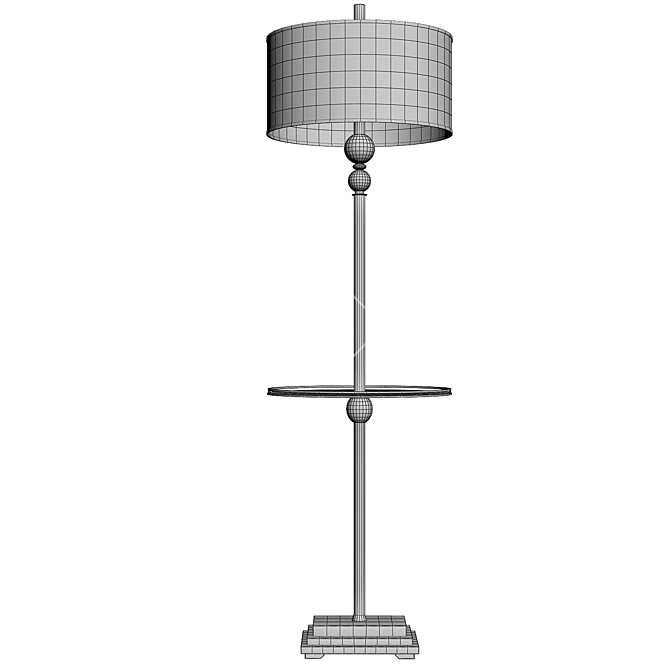 Elegant Revolution Table Lamp 3D model image 3