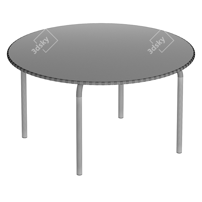 Modern Thonet Side Table MR 516 3D model image 2