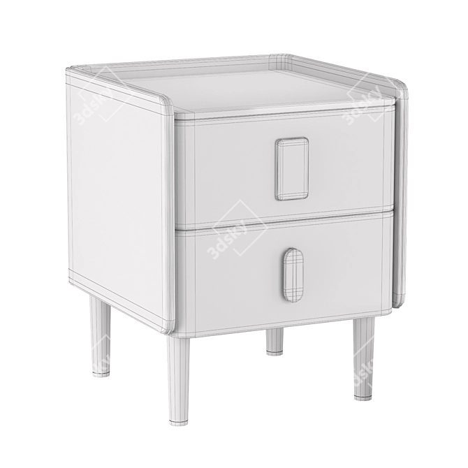 Locking Cabinet for TurboSmooth Render 3D model image 6