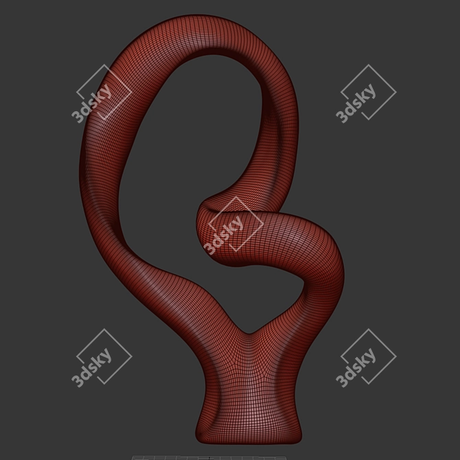 Flauna Large Decorative Object 3D model image 5