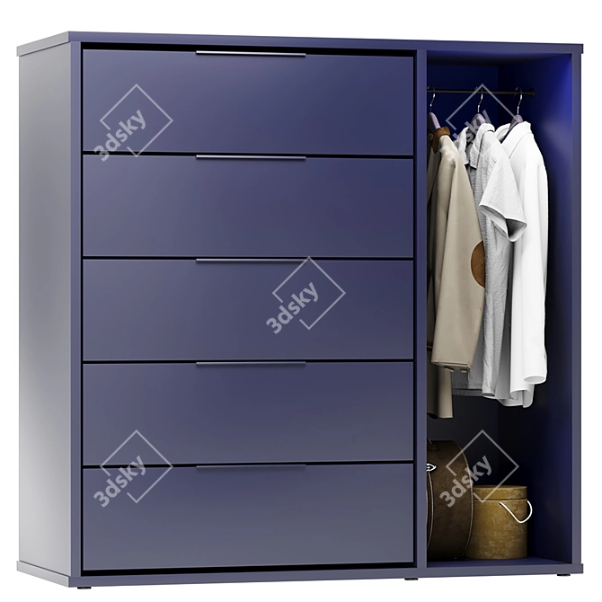 IKEA NORDMELA Storage Dresser Display 3D model image 1