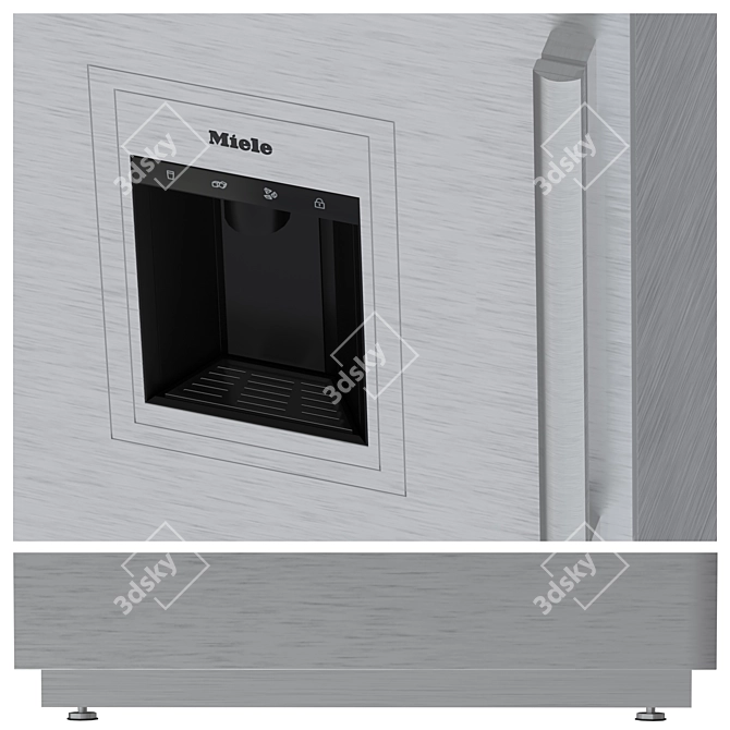 Miele Kitchen Appliance Set 3D model image 3