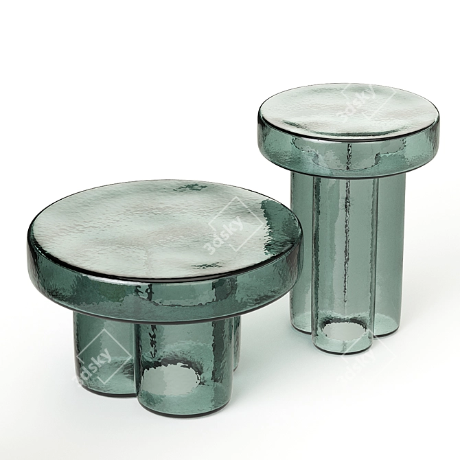  Chic Soda Side Tables Set 3D model image 2