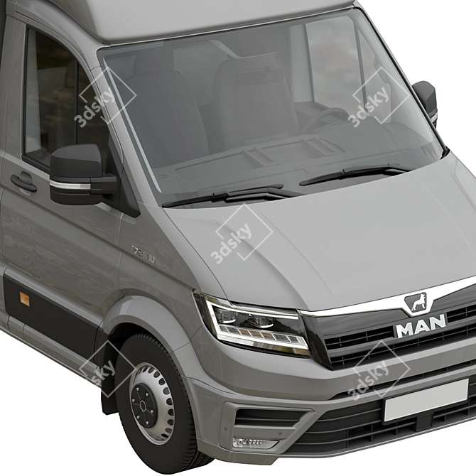 MAN TGE 6.180 MAXI Isotermic Van 3D model image 7