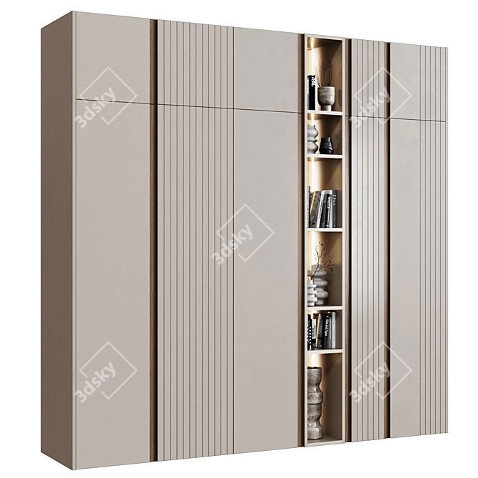 Modern Style Wardrobe Collection 3D model image 2