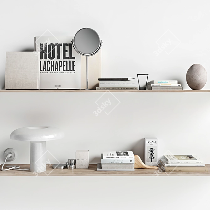 Modern Scandinavian Decor Set 3D model image 1