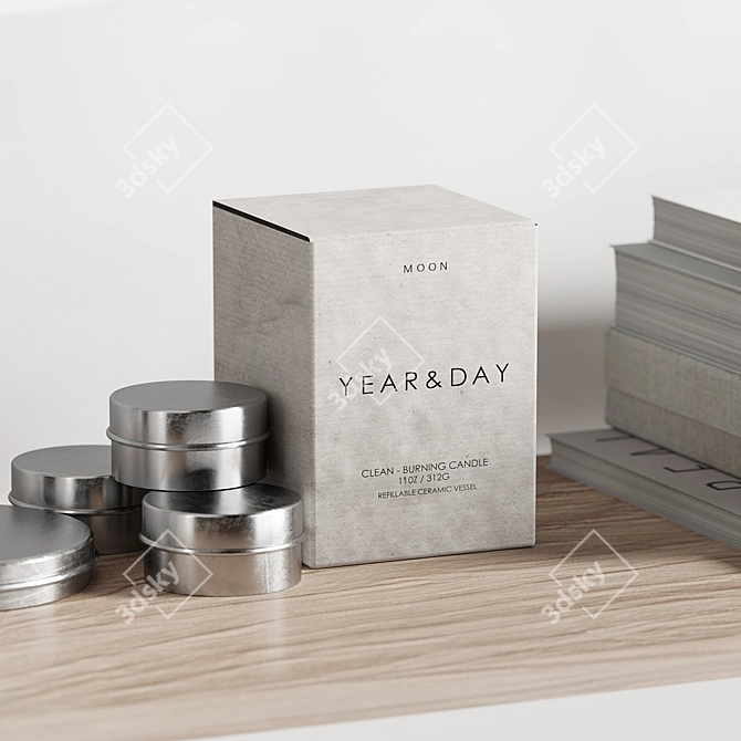 Modern Scandinavian Decor Set 3D model image 3