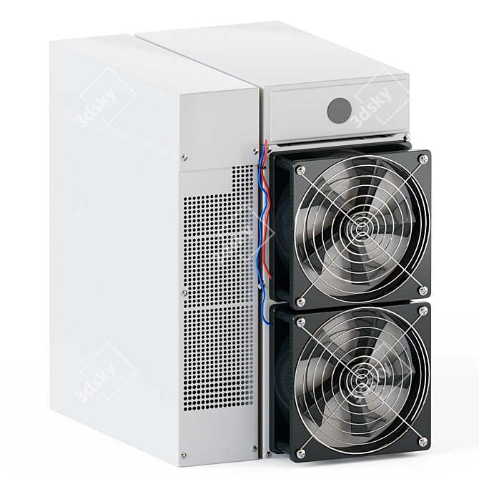 Top-tier AntMiner S19 Pro 3D model image 3