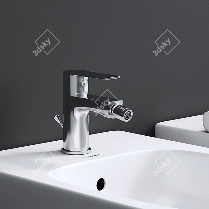  D.2 Rimless Wall Mounted Toilet 3D model image 5